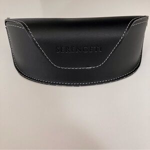 Serengeti Black Sunglasses Semi Hard Case